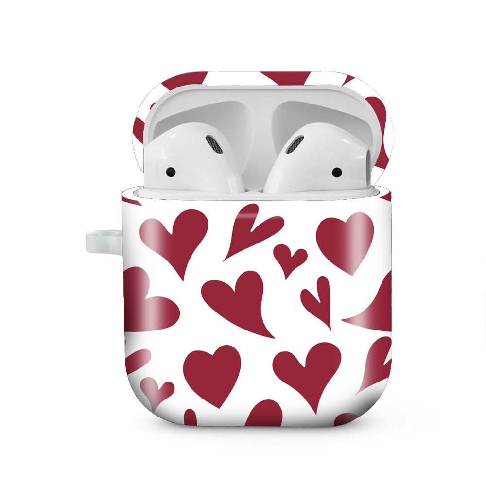 Ovitek za slušalke Apple Aipods - Valentine's Rouge