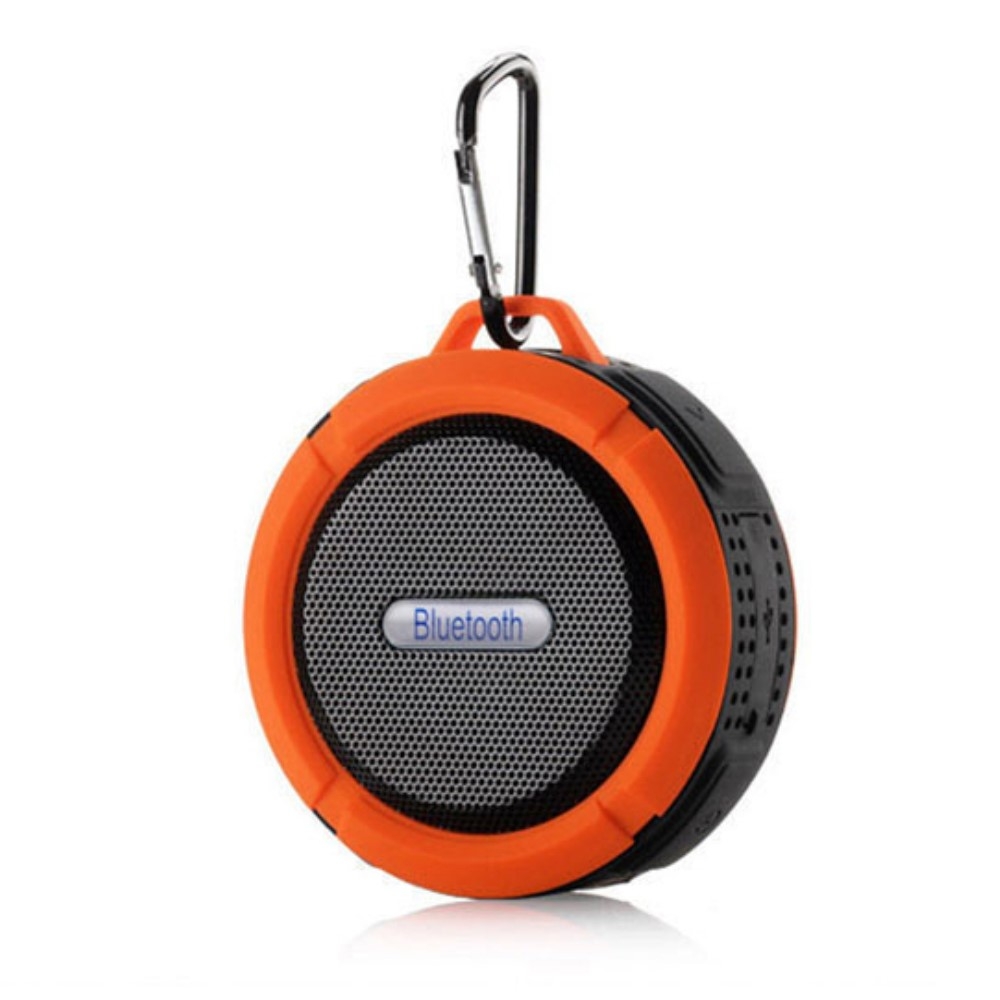 Vodoodporen bluetooth zvočnik C6 - ORANŽEN 