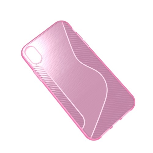 Ovitek S-line (roza) za iPhone XR