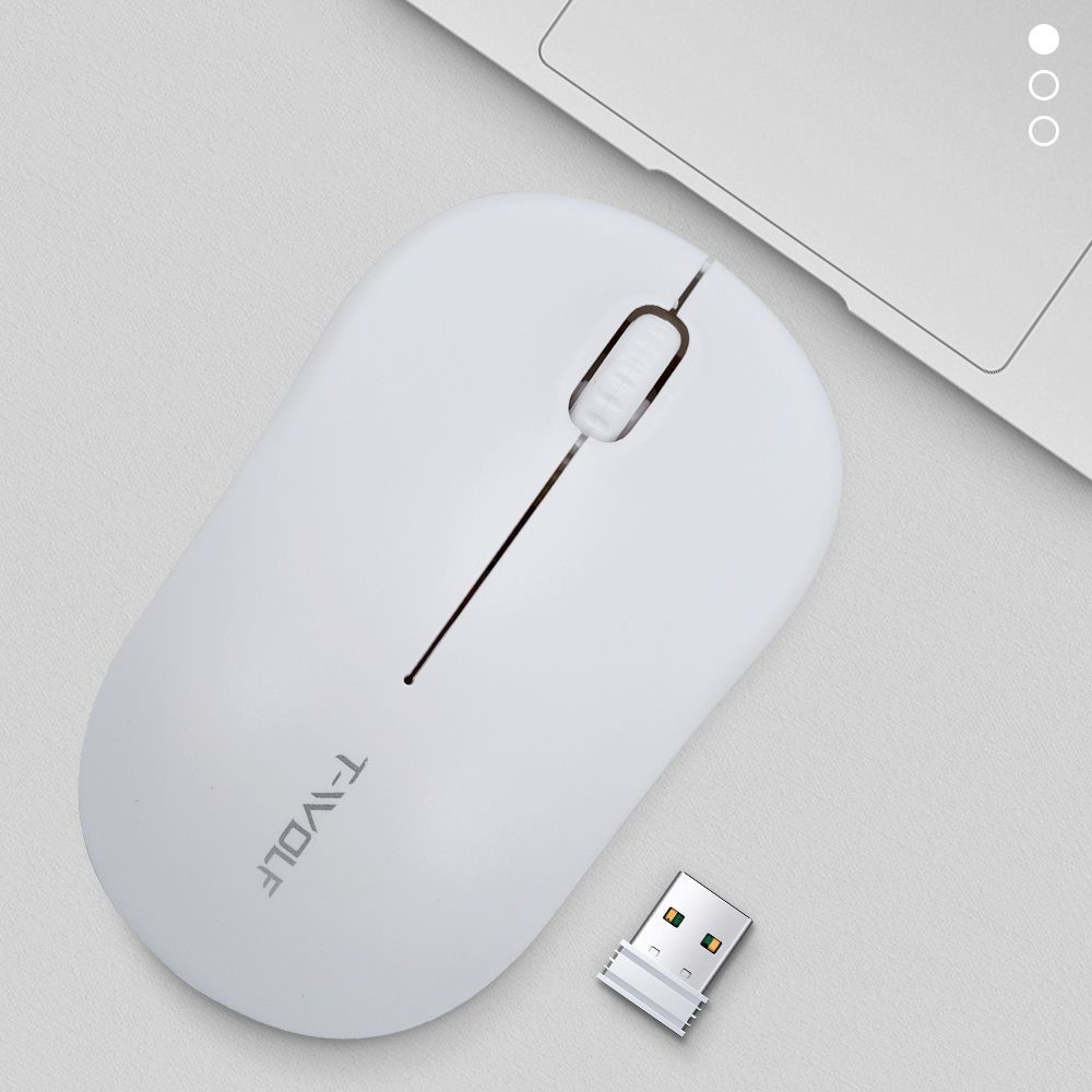 Brezžična miška Q4 Quiet 2.4G (White)