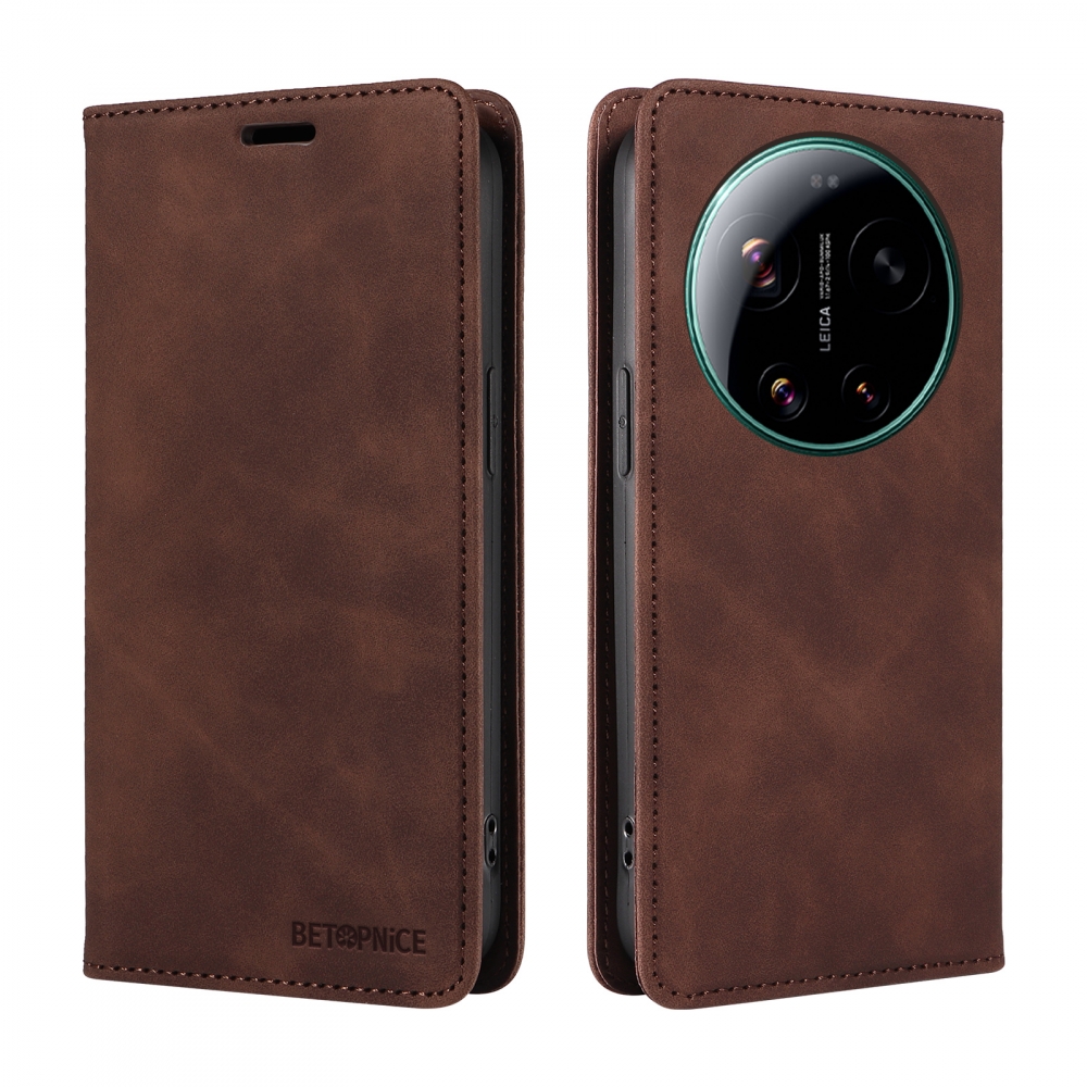Preklopni ovitek BETOPNICE (Brown) za Xiaomi 17 Ultra