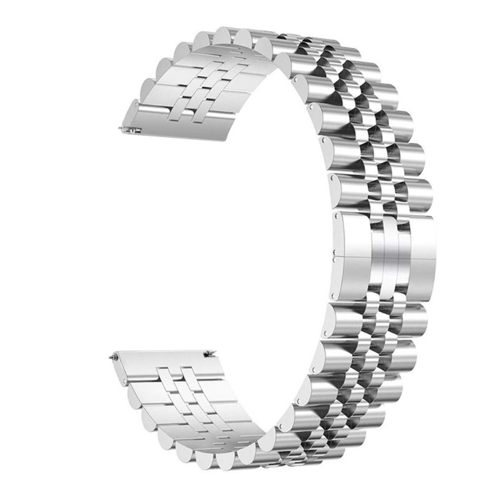 Kovinski pas 22mm Jubilee - silver 