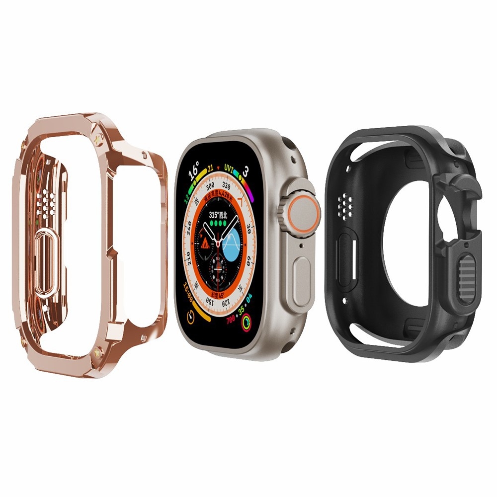 Zaščita ohišja za Apple Watch Ultra 2 49mm / Ultra 49mm (Rose Gold)