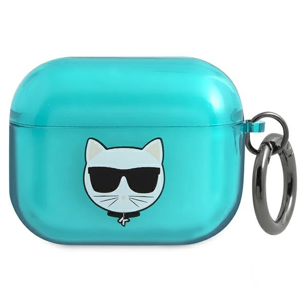 Ovitek KARL LAGRFELD (blue Choupette) za AirPods Pro