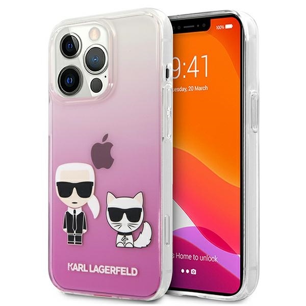 Originalen ovitek Karl Lagerfeld (pink) za  iPhone 13 Pro 