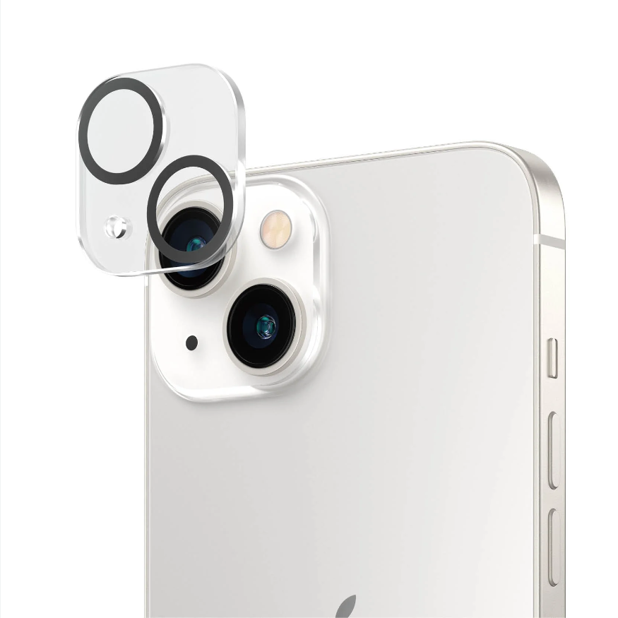 Kaljeno zaščitno steklo Nuglas za kamero - iPhone 15 / 15 Plus 