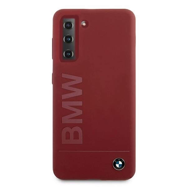 Originalen ovitek BMW (red) Silicone Signature Logo za Samsung Galaxy S21 Plus