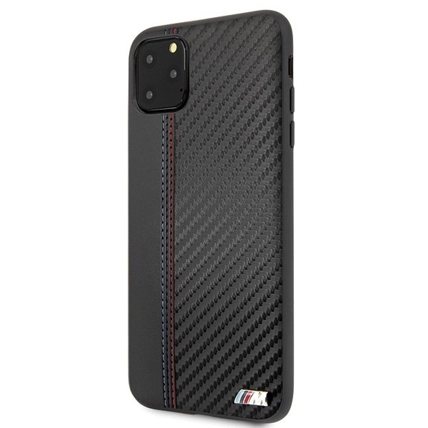 Originalen ovitek BMW (black) PU Carbon za iPhone 11 Pro Max