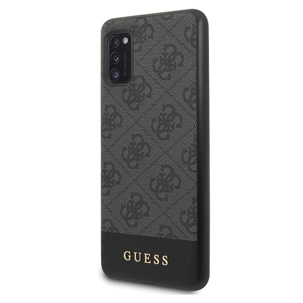 Originalen ovitek GUESS (black) Stripe za Samsung Galaxy A41