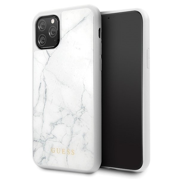 Originalen ovitek Guess (White marble) za iPhone 11 Pro