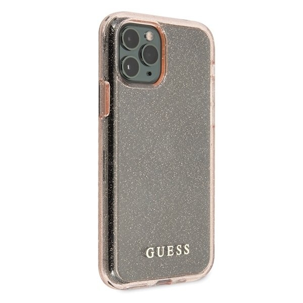 Ovitek GUESS (pink sparkle) za iPhone 11 Pro Max