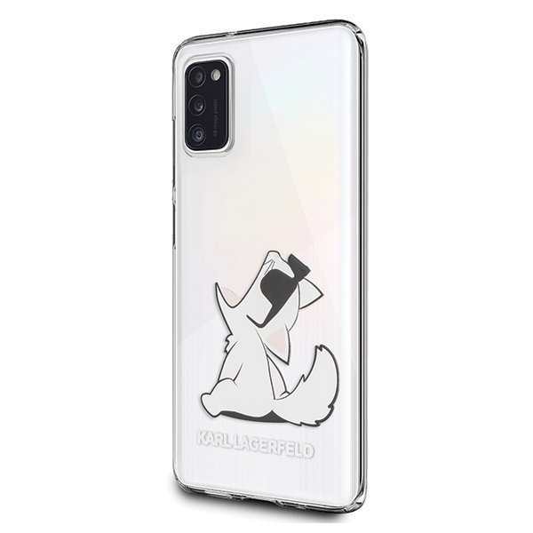 Originalen ovitek KARL LAGERFELD (transparent) Choupette  za Samsung Galaxy A41