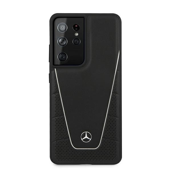 Originalen ovitek MERCEDES (black) Dynamic za Samsung Galaxy S21 Ultra