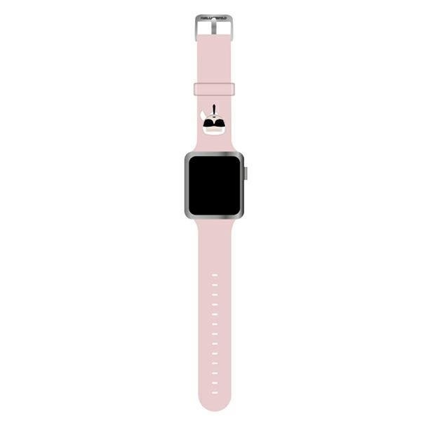 Pas za Apple Watch 42/44/45mm Karl Lagerfeld - Roza