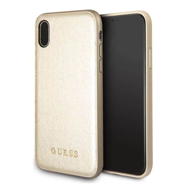 Originalen ovitek Guess (gold) za iPhone X/XS