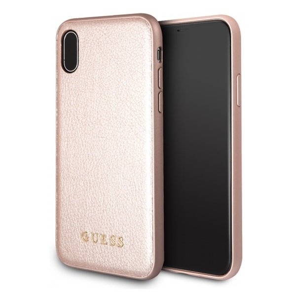 Originalen ovitek Guess (rose gold) za iPhone X/XS