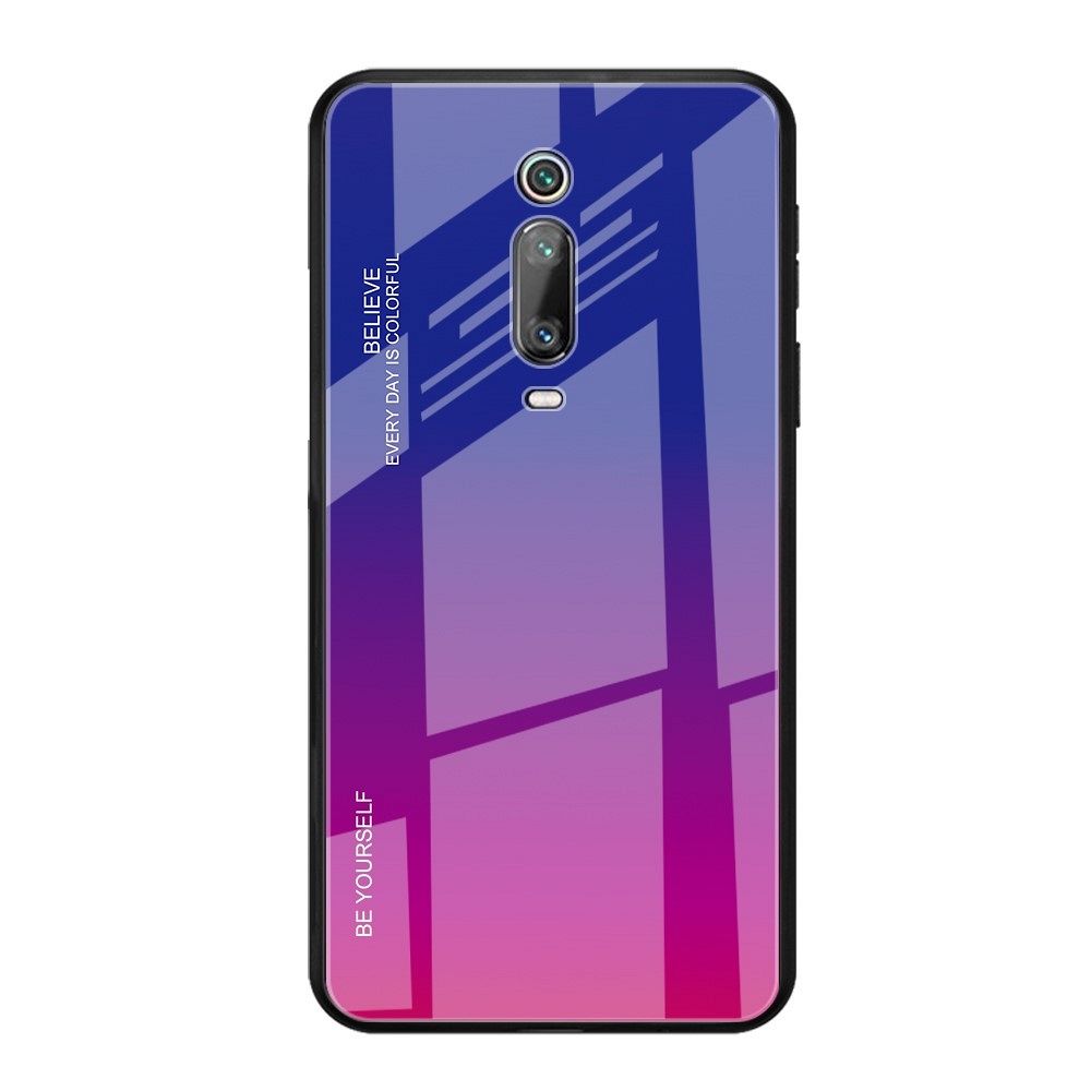Xiaomi K20 TPU + glass (rose/blue) tok
