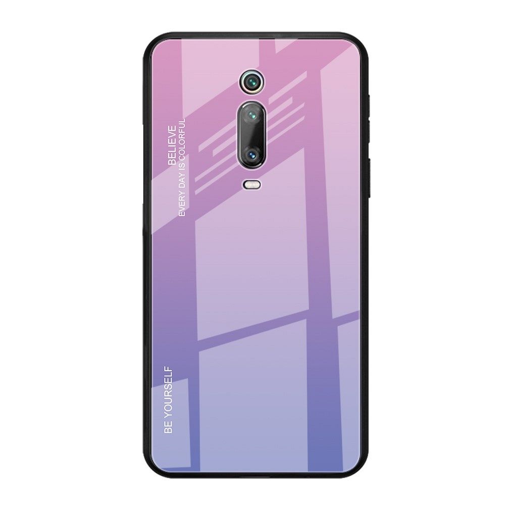 Xiaomi K20 TPU + glass (purple/rose) tok