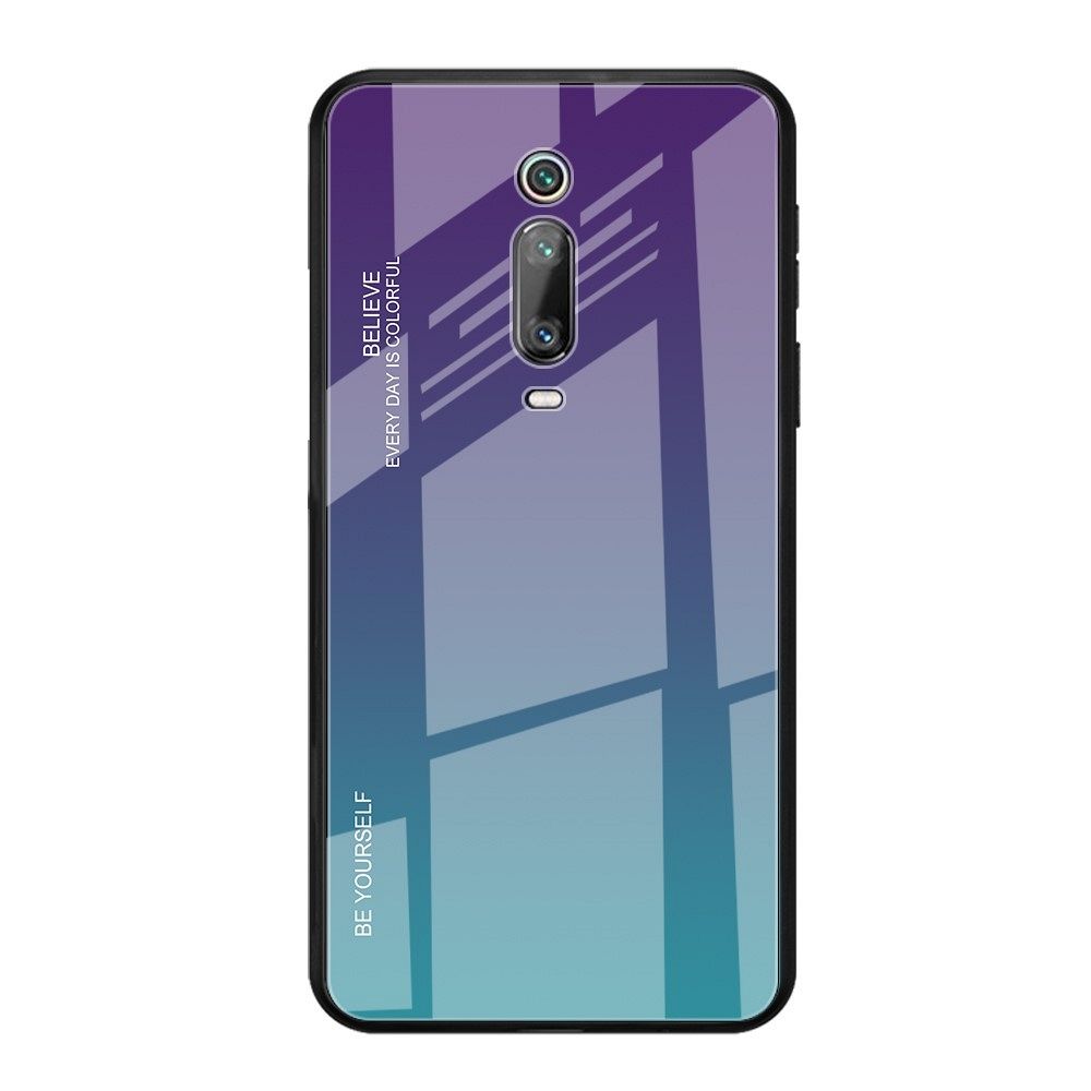 Xiaomi K20 TPU + glass (purple/blue) tok