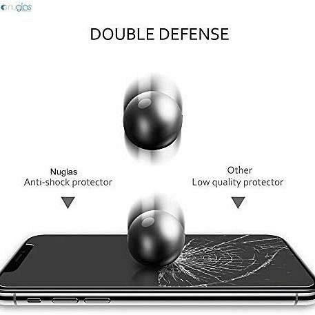 Kaljeno zaščitno steklo Nuglas za Honor 400 Smart