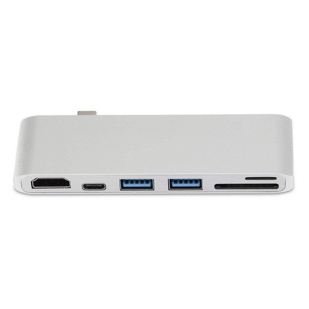 USB-C hub MacBook 6 az 1-ben rendszerhez