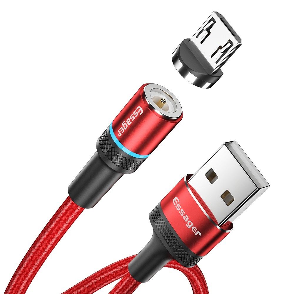 Magnetic cable - micro USB (Red)