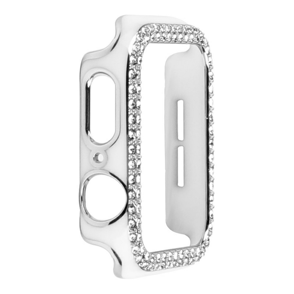 Pametna zaštita sata Rhinestones (White/Silver) - Apple Watch Series 6/5/4 44mm / Watch SE 44mm