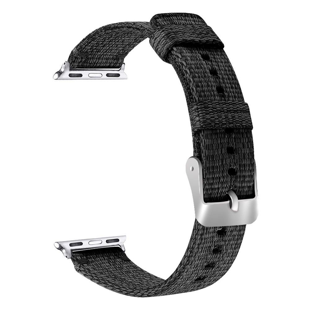 Nylon óraszíj (black) za Apple Watch 8 45mm / Ultra 49mm / Ultra 2 49mm / 9 45mm / SE (2023) 44mm / 7 45mm / 6 / SE / SE (2022) / 5 4 44mm / 3 / 2 / 1 42mm