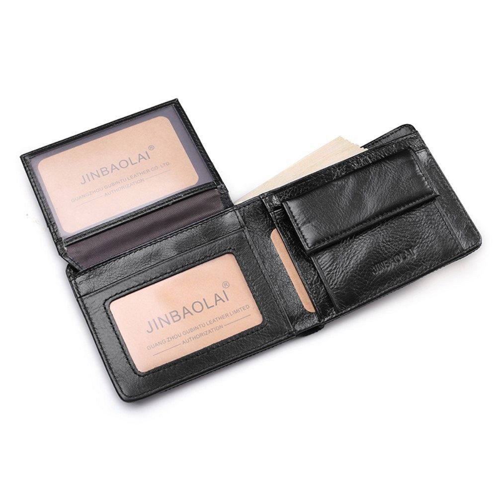  Moška modna denarnica Zipper (Coffee)