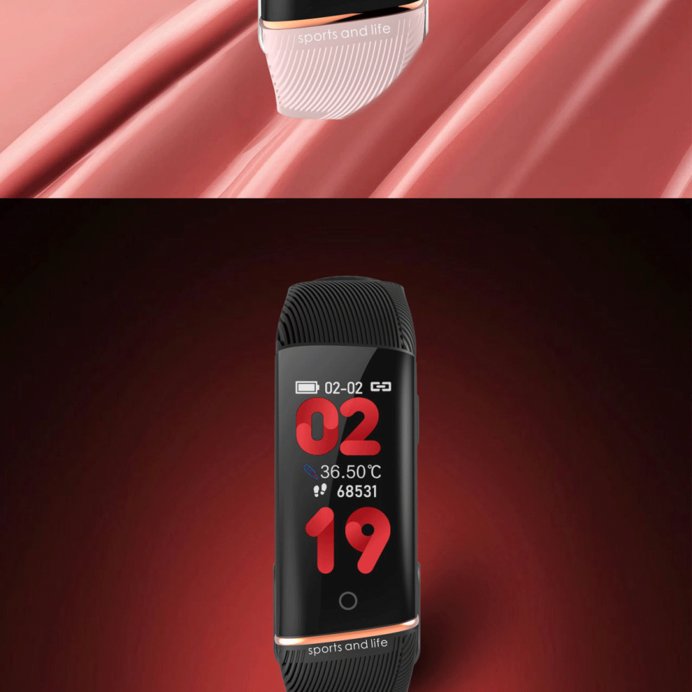 Pametna zapestnica YourPro Sport - E98S (roza)