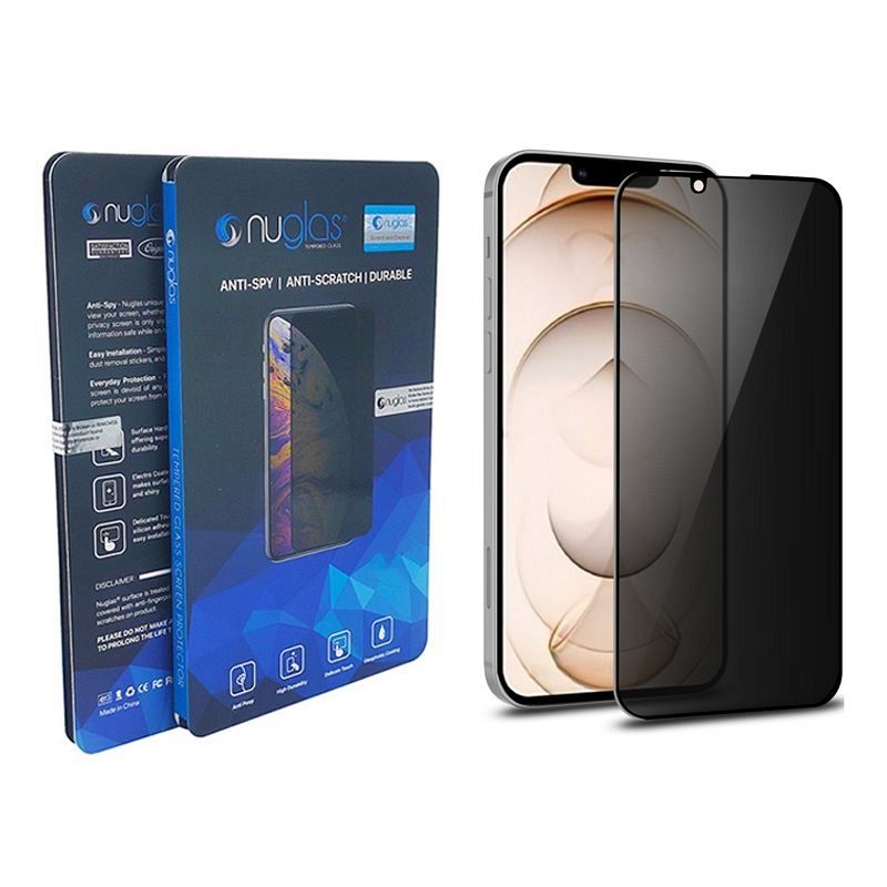 Temperirano zaštitno Nuglas (privacy glass) za iPhone 15 Plus / 15 Pro Max 