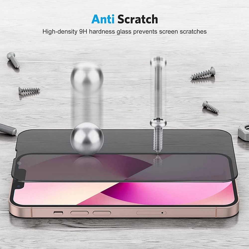 Temperirano zaštitno Nuglas (privacy glass) za iPhone 15 Plus / 15 Pro Max 