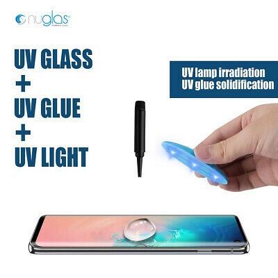 Premium kaljeno zaščitno steklo Nuglas (UV svetloba) za Samsung Galaxy S20 Ultra