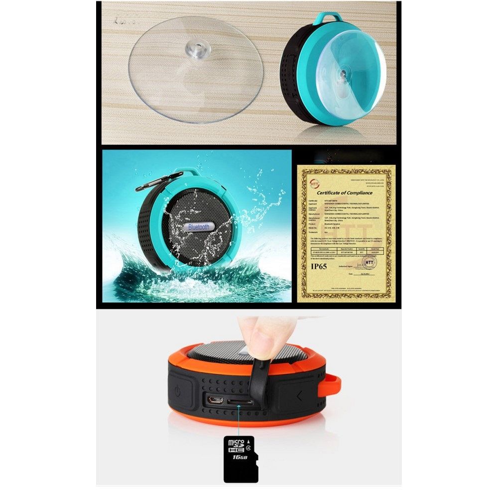 Vodoodporen bluetooth zvočnik C6 - MODER