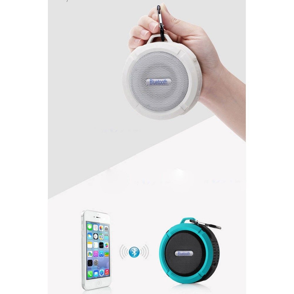 Vodoodporen bluetooth zvočnik C6 - ZELEN 