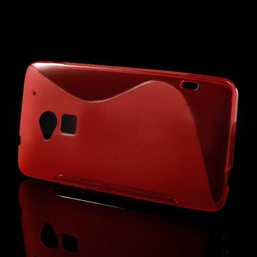 Ovitek TPU (rdeč) za HTC One Max