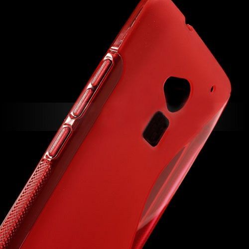 Ovitek TPU (rdeč) za HTC One Max