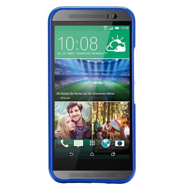 Ovitek TPU Goospery (moder) za HTC One M9