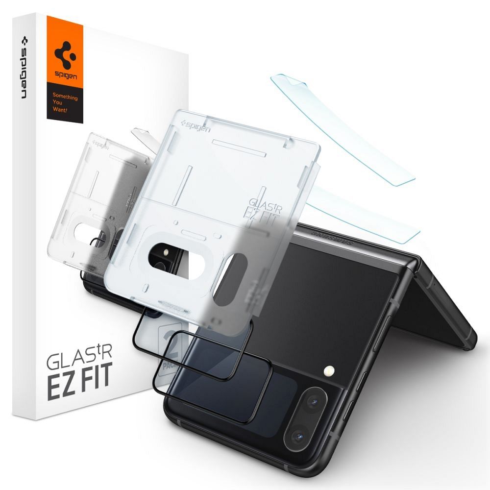 Samsung Galaxy Z Flip 4 Spigen (Glastr EZ Fit) edzett üveg