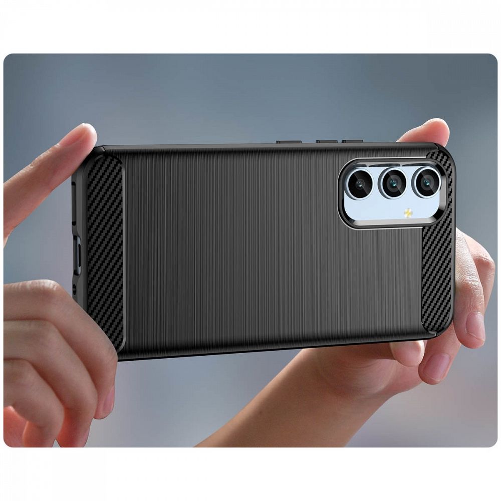 Ovitek Carbon Fiber (black) za Samsung Galaxy A54 