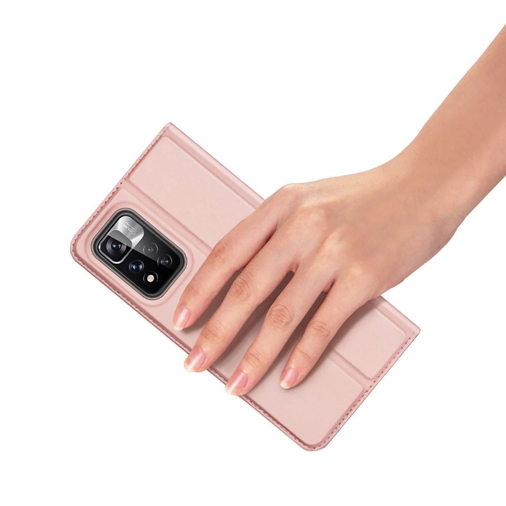 Xiaomi Redmi Note 11 Pro Premium Dux Ducis Skin Pro (rose gold) flip tok