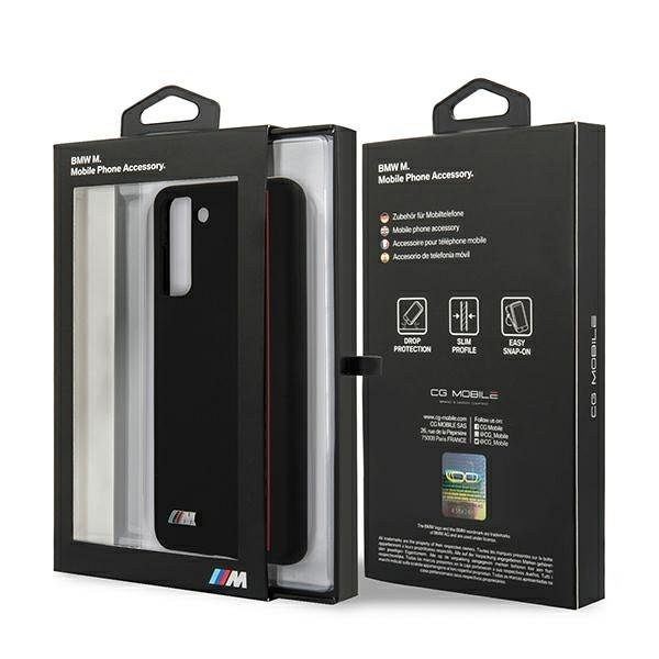 Originalen ovitek BMW (black) Stripes M collection za Samsung Galaxy S21 Plus