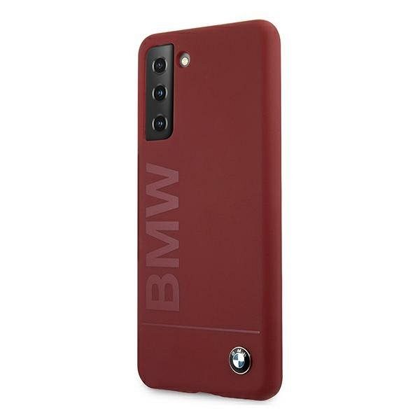 Originalen ovitek BMW (red) Silicone Signature Logo za Samsung Galaxy S21 Plus