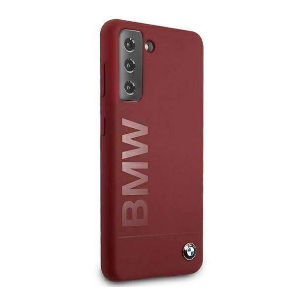 Originalen ovitek BMW (red) Silicone Signature Logo za Samsung Galaxy S21 Plus