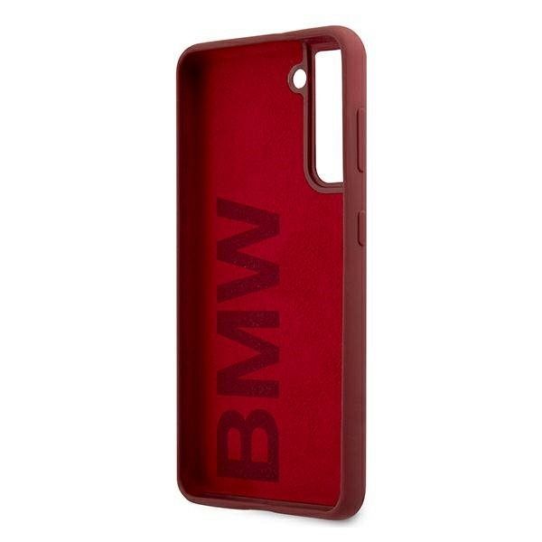 Originalen ovitek BMW (red) Silicone Signature Logo za Samsung Galaxy S21 Plus