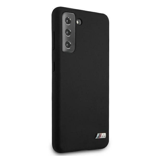 Originalen ovitek BMW (black) Silicone M collection za Samsung Galaxy S21