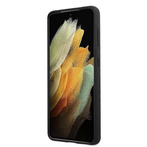 Originalen ovitek BMW (black) Silicone M collection za Samsung Galaxy S21
