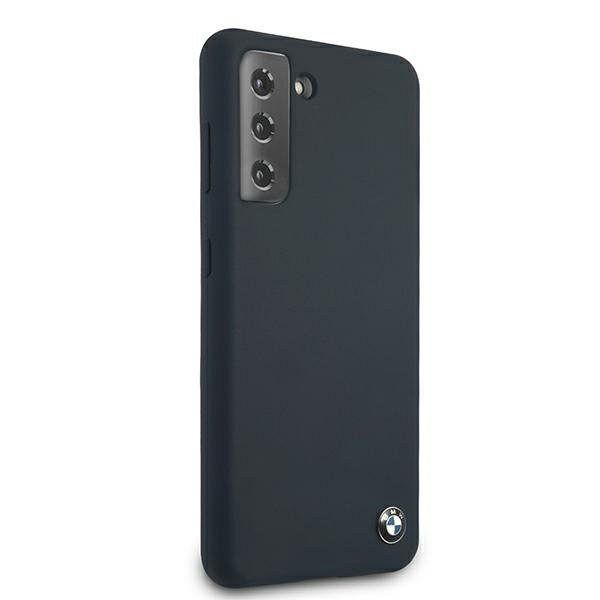 Originalen ovitek BMW (dark blue) Silicone Signature za Samsung Galaxy S21