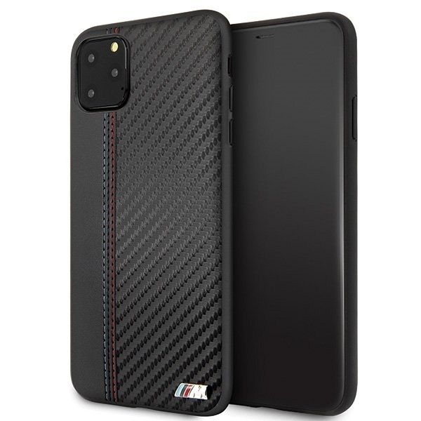 Originalen ovitek BMW (black) PU Carbon za iPhone 11 Pro Max