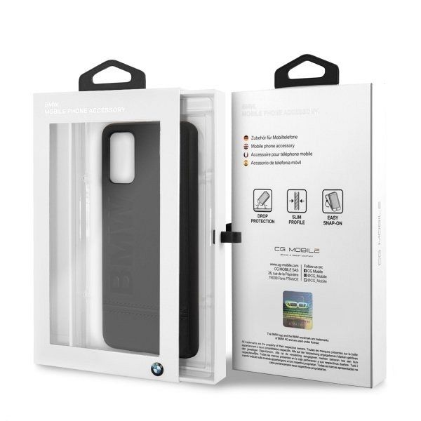 Originalen ovitek BMW (black) leather za Samsung Galaxy S20 Plus